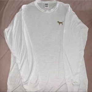 PINK Victoria's Secret Tops - VS PINK campus long sleeve T-shirt PINK Victoria's Secret Tops - VS PINK campus long sleeve T-shirt